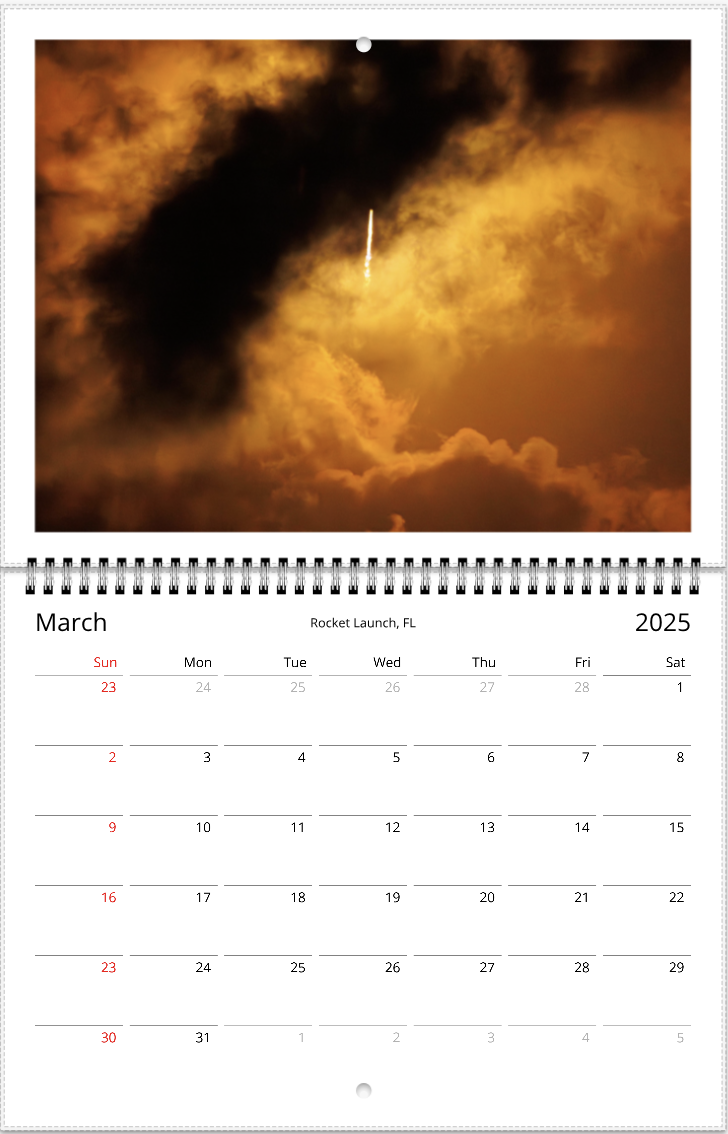 2025 An Aussie Perspective Serenity Wall Calendar USA + Canada