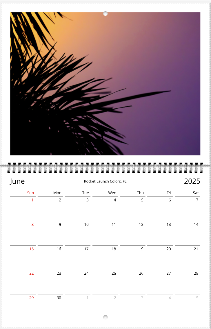 2025 An Aussie Perspective Serenity Wall Calendar USA + Canada