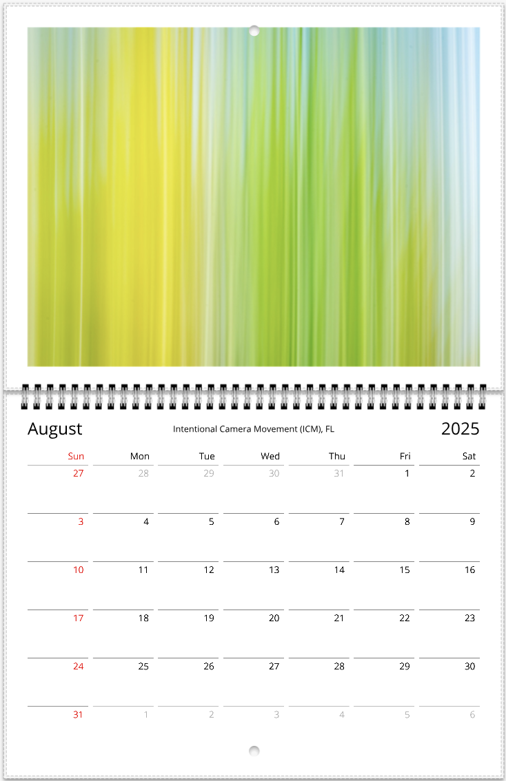 2025 An Aussie Perspective Serenity Wall Calendar USA + Canada