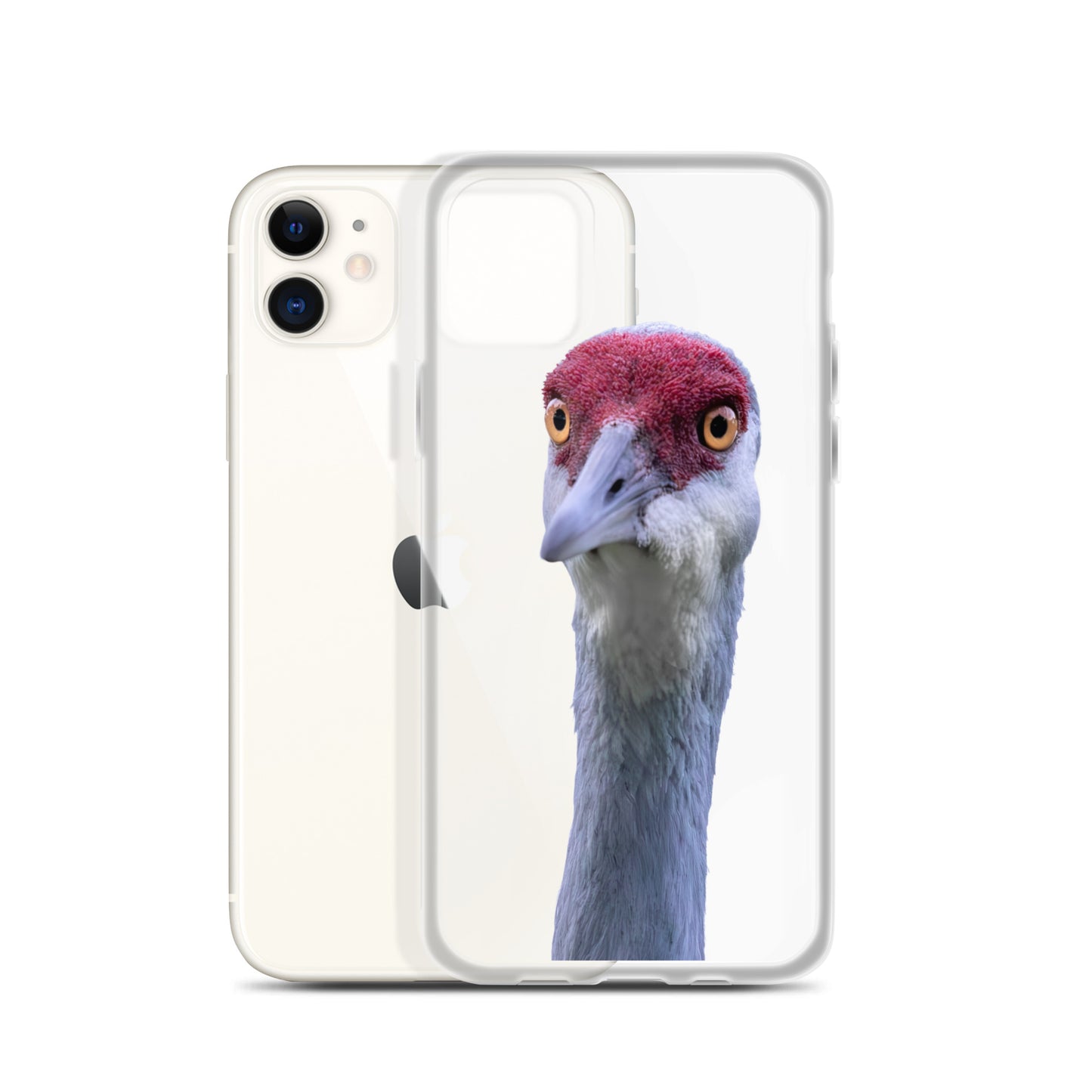 Sandhill Crane on Clear Case for iPhone®