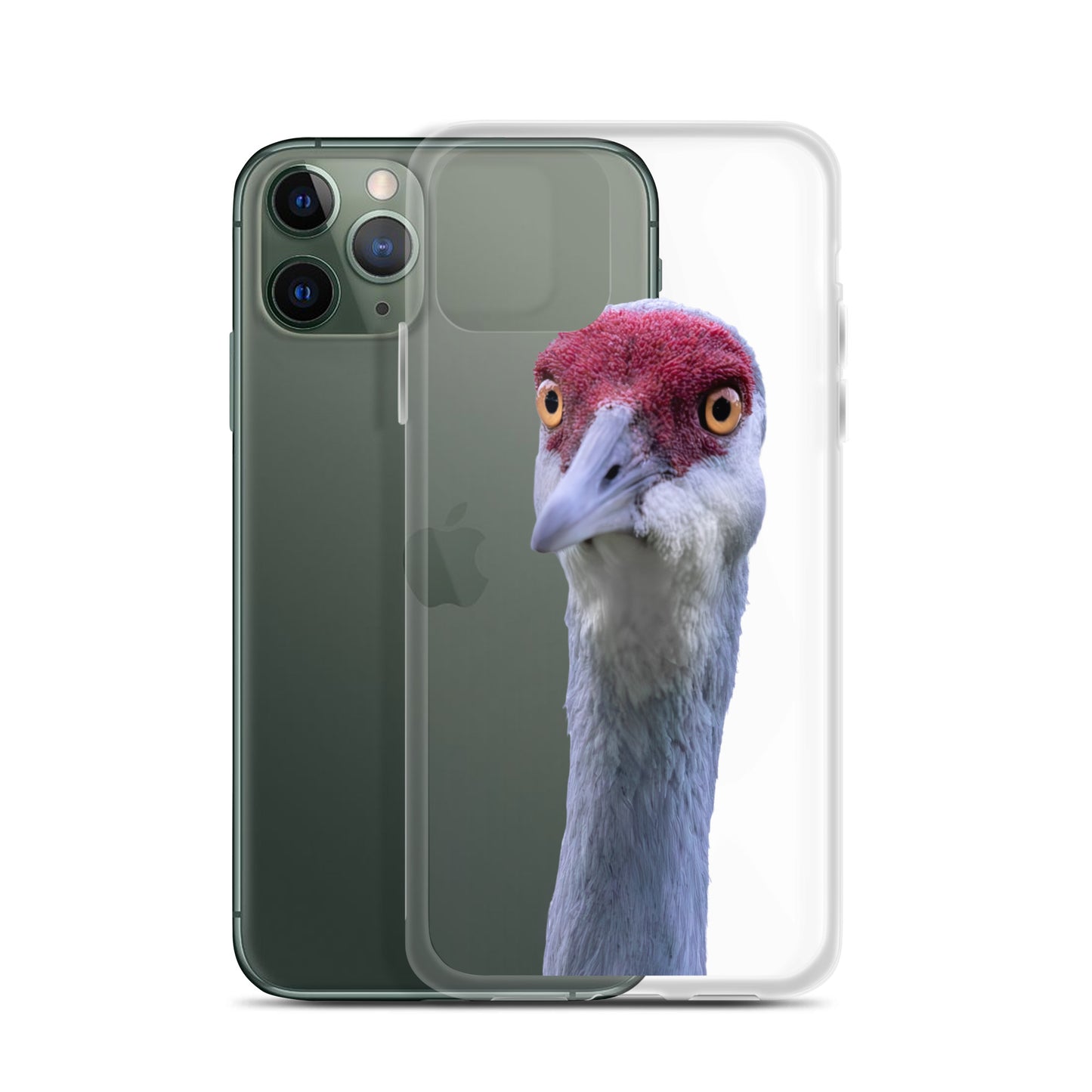 Sandhill Crane on Clear Case for iPhone®