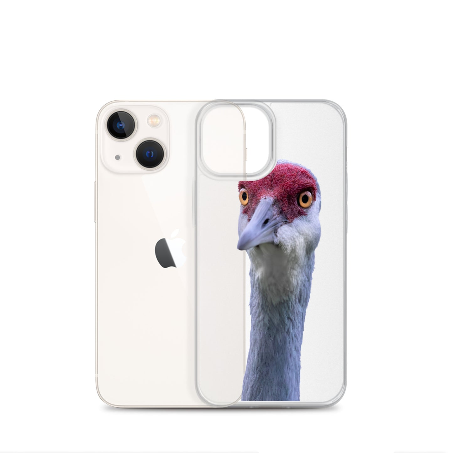 Sandhill Crane on Clear Case for iPhone®