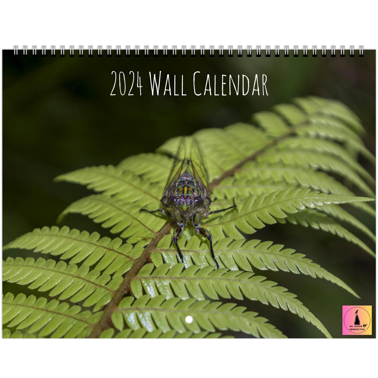 2024 Horizontal Wall Calendar by An Aussie Perspective - Animal Photos 2